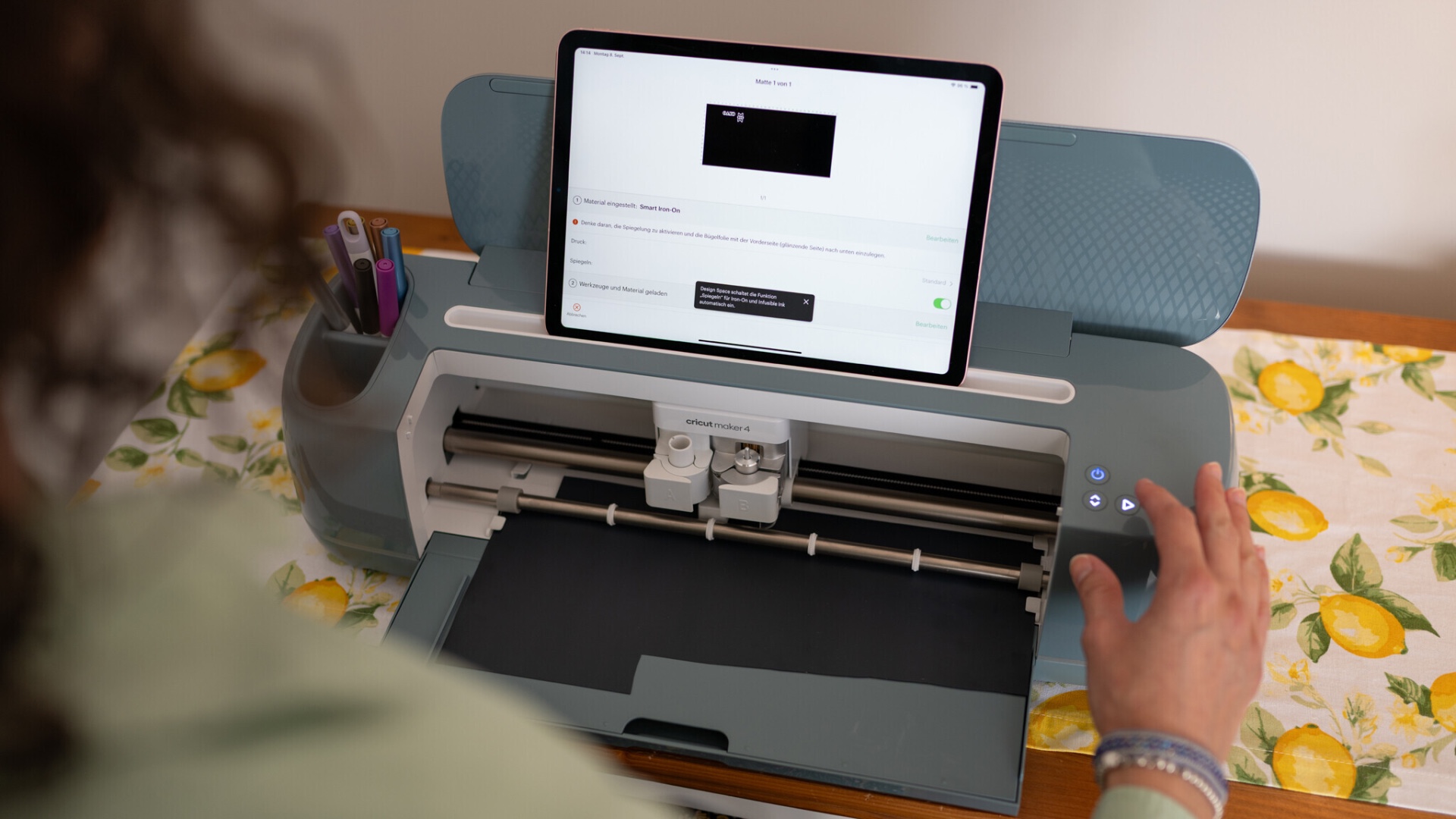 Cricut Maker Plotter im Einsatz